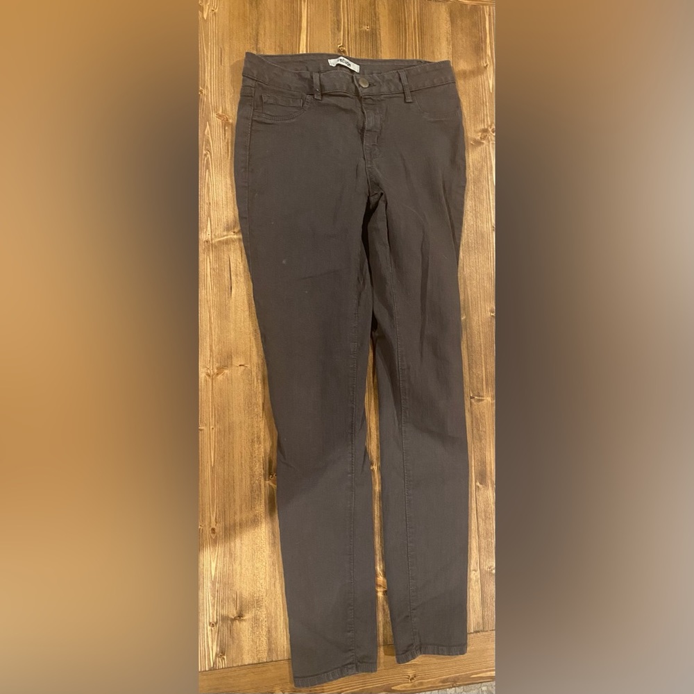 Gray Denim Pants